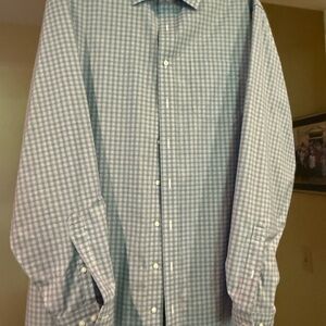 Brooks Brothers Blue Casual Button Down Shirt 18 1/2 38/39